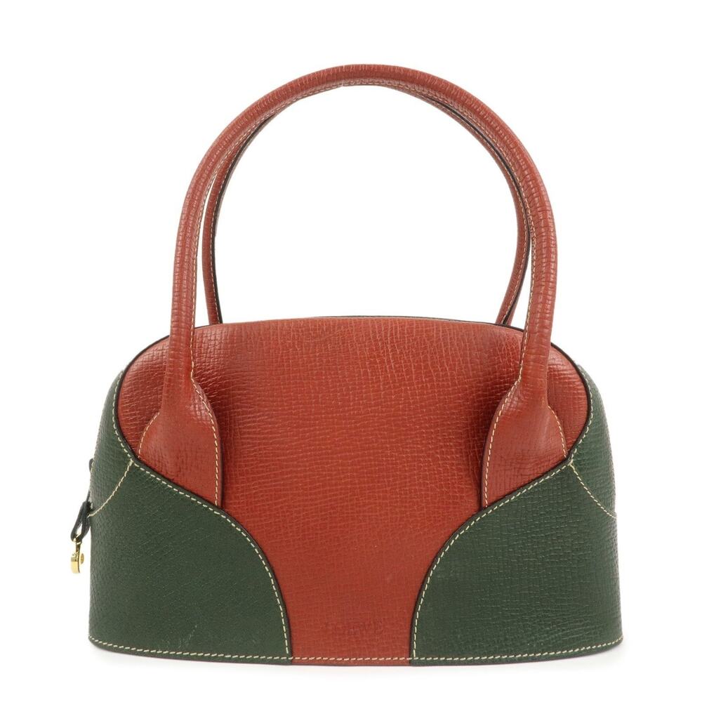 Loewe Embossed Leather Handbag Multicolor